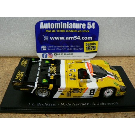 PORSCHE 956 LH #8 1984 LE MANS 1:43 CAR MODEL BY HPI RACING 8031