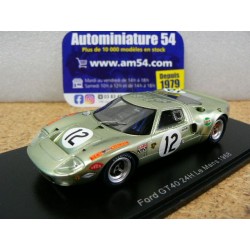 1968 Ford GT40 n°12 Salmon - Liddell Le Mans S4539 Spark Model