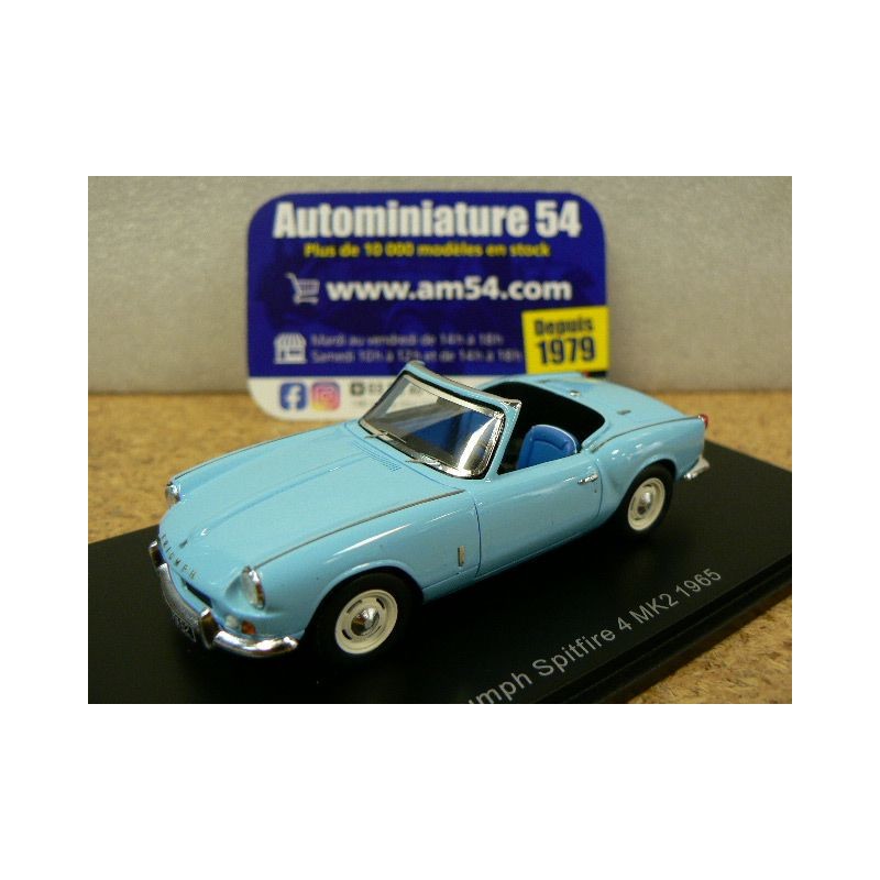 Triumph Spitfire 4 Blue 1965 S2472 Spark Model