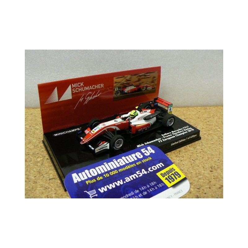 2018 Dallara Mercedes F317 n°4 Mick Schumacher F3 European Champion 517184304 Minichamps