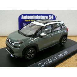 Citroen C3 Aircross Kaki grey - White 2021 155335 Norev