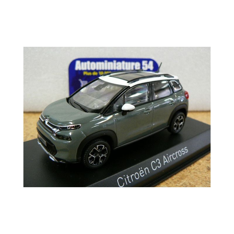 Citroen C3 Aircross Kaki grey - White 2021 155335 Norev