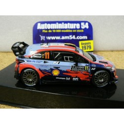 2020 Hyundai i20 Coupe WRC n°11 Neuville - Gilsoul 1st Winner Monte Carlo RAM743 Ixo Models