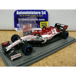 2020 Alfa Roméo Orlen C39 n°7 Kimi Raikkonen Turkish GP Sauber 500th GP S6492 Spark Model