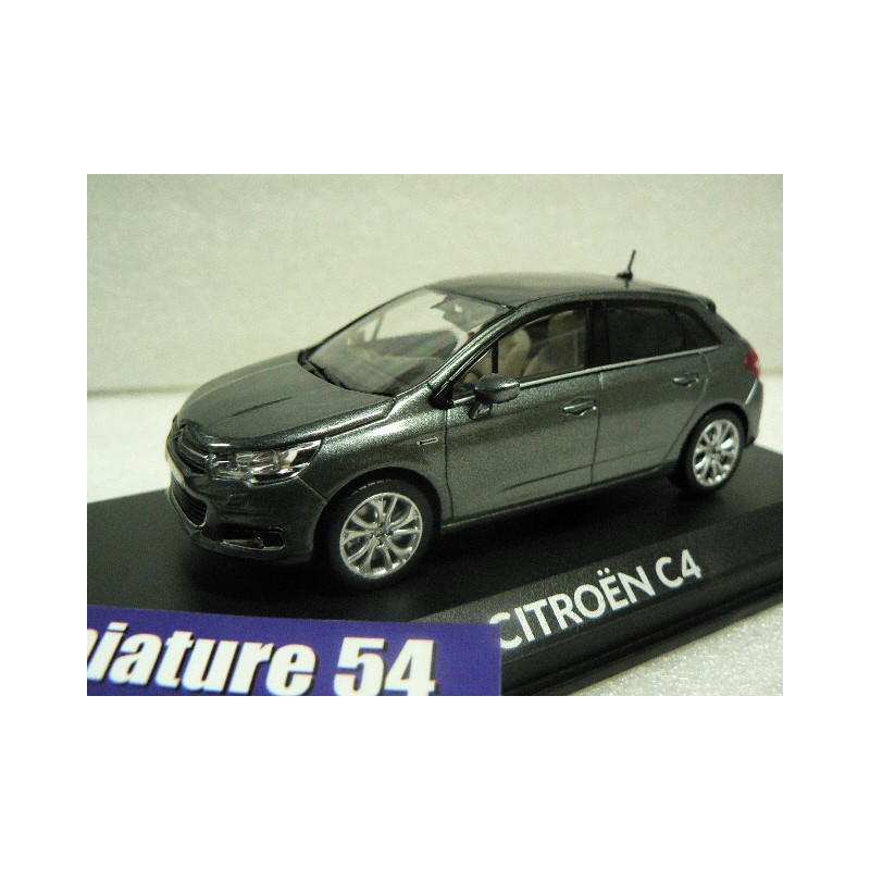 Citroen C4 2010 gris toit vitré 155441 Norev