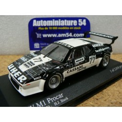 1979 BMW M1 Procar UHER n°77 HJ Stuck 430792577 Minichamps