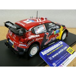 2019 Citroen C3 WRC n°1 Ogier - Ingrassia Mexico 24RAL001 Ixo Model