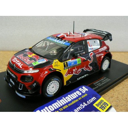 2019 Citroen C3 WRC n°1 Ogier - Ingrassia Mexico 24RAL001 Ixo Model