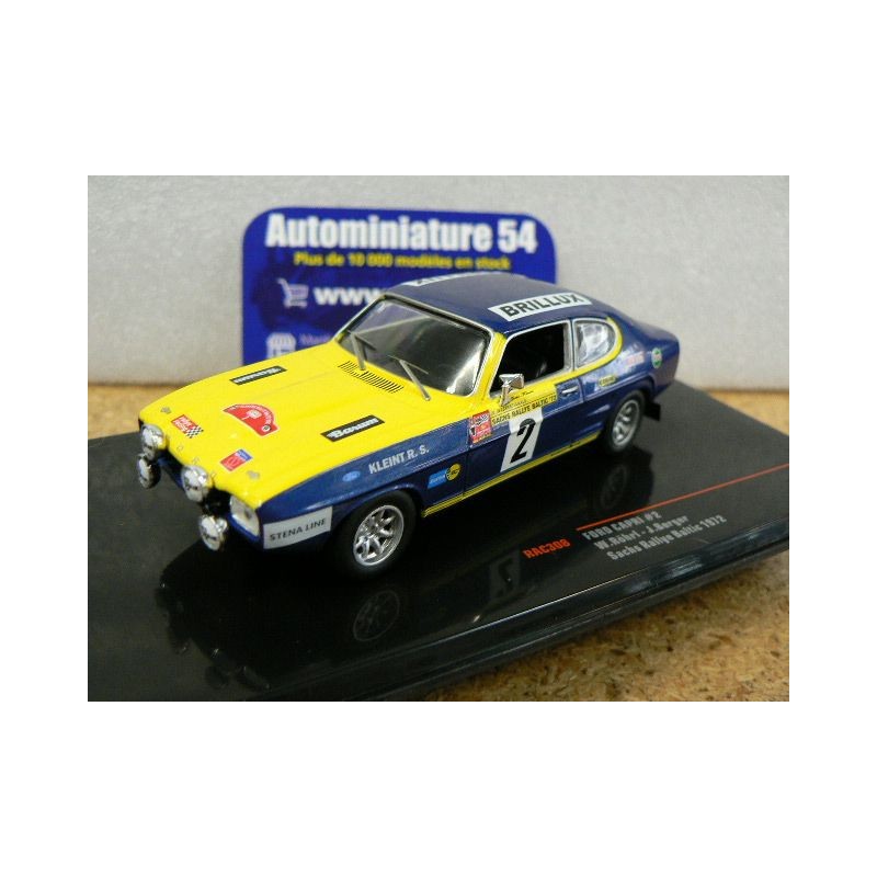 1972 Ford Capri n°2 Rohrl - Berger Sachs Rallye Baltic RAC308  Ixo Models