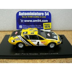 1976 Alpine A310 n°4 Nicolas - Laverne Monte Carlo S5495 Spark Model