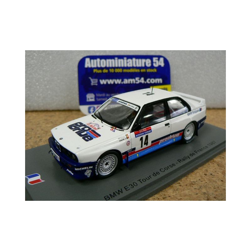 1987 BMW E30  n°14 Duez - Biar Tour de Corse  SF149 Spark Model