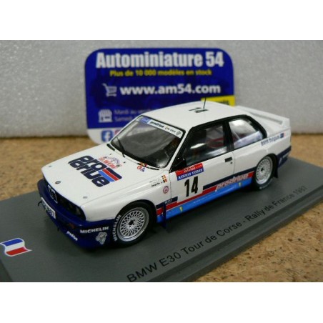 1987 BMW E30  n°14 Duez - Biar Tour de Corse  SF149 Spark Model