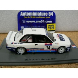 1987 BMW E30  n°14 Duez - Biar Tour de Corse  SF149 Spark Model