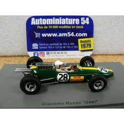 1965 Lotus 25 n°28 Giacomo Russo "Geki" Italian GP S7293 Spark Model