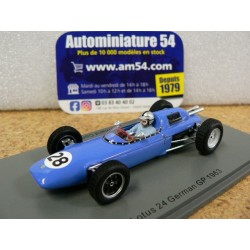 1963 Lotus 25 n°28 Bernard Collomb German GP S7292 Spark Model