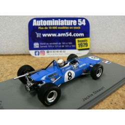 1968 Matra MS7 n°8 Jackie Stewart 1st winner Pau F2 SF184 Spark Model