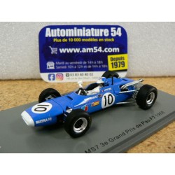 1968 Matra MS7 n°10 Jean Pierre Beltoise 3rdr Pau F2 SF185 Spark Model