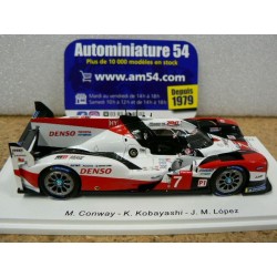 2020 Toyota TS050 Hybrid n°7 Conway - Kobayashi - Lopez 2nd Le Mans S7958 Spark Model