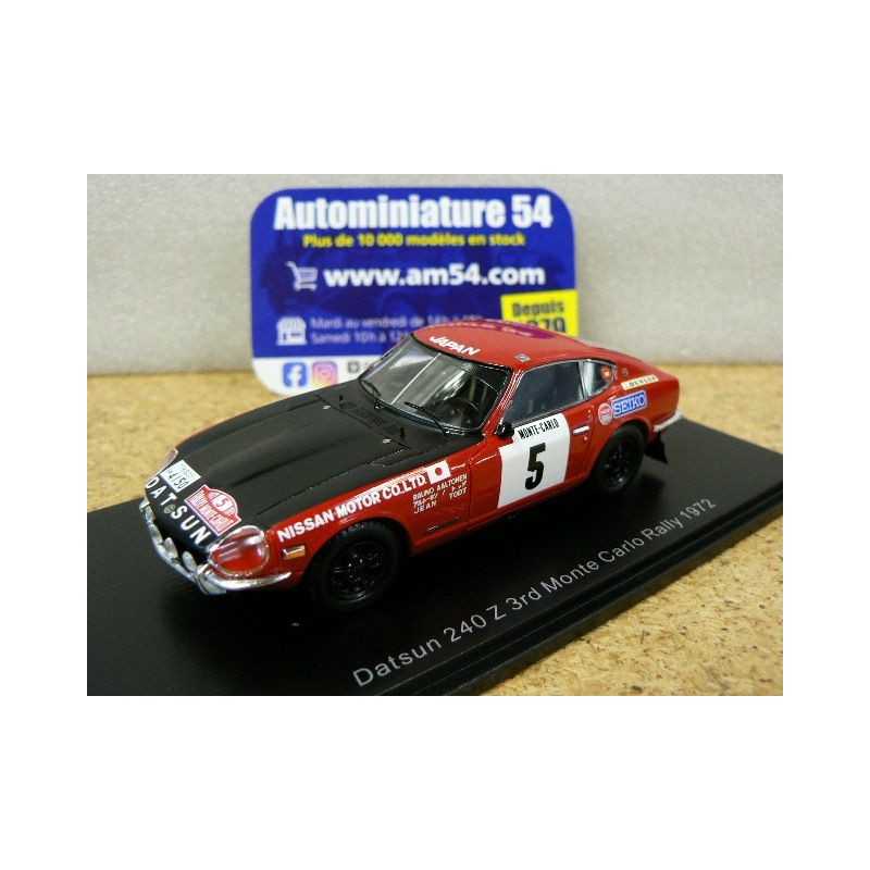 1972 Nissan 240 Z n°5 Aaltonen - Todt 3rd Monte Carlo S6280 Spark Model