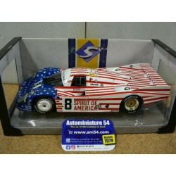 1986 Porsche 956 Spirit of America n°8 Follmer-Morton-Miller Le Mans S1805503 Solido