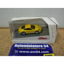 Porsche 911 - 991 Carrera S Jaune 452659900 Schuco 1/87