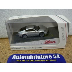 Porsche 911 - 992 Carrera S Gris 452653600 Schuco 1/87