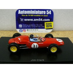 1962 Lotus 21Course De Cote  Jim Clark n°31 S7289 Spark Model