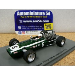 1968 Cooper T86B n°6 Scarfiotti 4th Monaco GP S6983 Spark Model