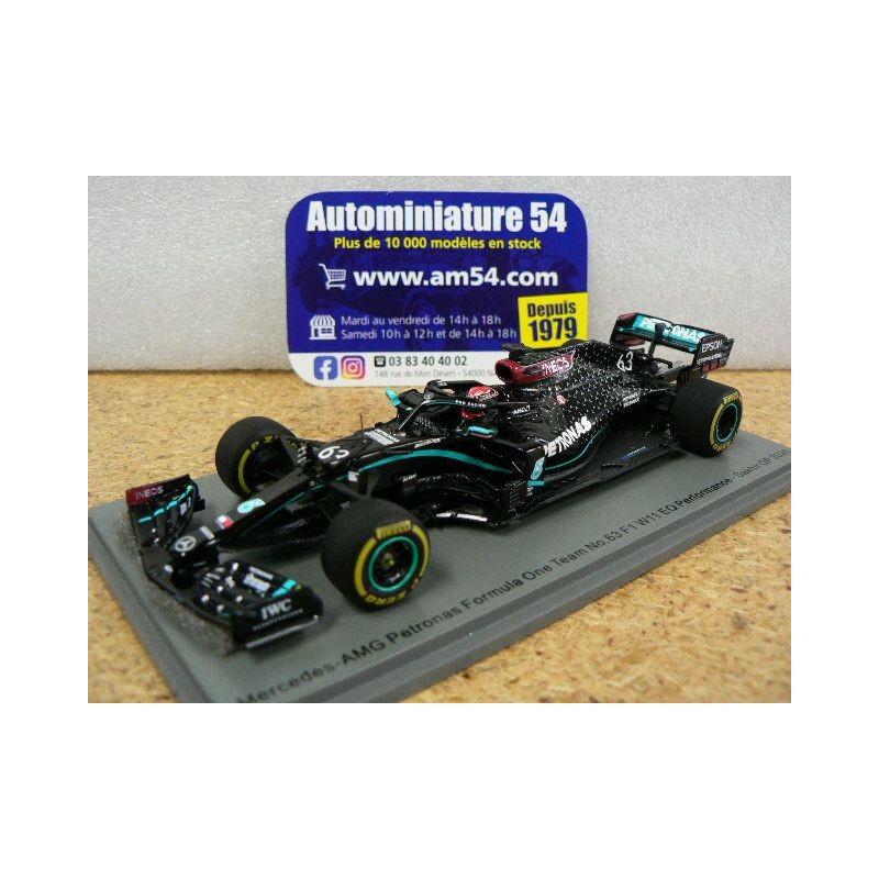 2020 Mercedes AMG Petronas  F1 W11 Russel n°63 Sakhir GP S6487 Spark Model