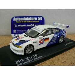 2001 BMW M3 GTR Letho/Muller n°42  012192 Minichamps