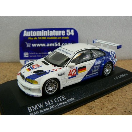 2001 BMW M3 GTR Letho/Muller n°42  012192 Minichamps