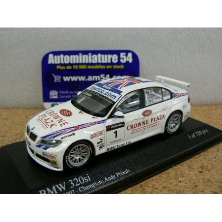 2007 BMW 350si Priaulx n°1 WTCC Porto 072601 Minichamps