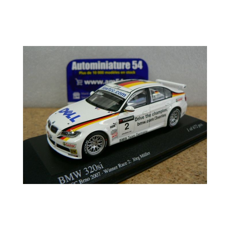 2007 BMW 350si Muller n°2 WTCC Brno 072602 Minichamps