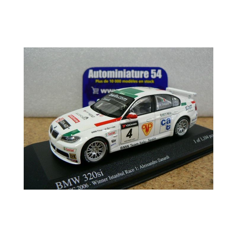 2007 BMW 350si Zanardi n°4 WTCC Brno 400072604 Minichamps