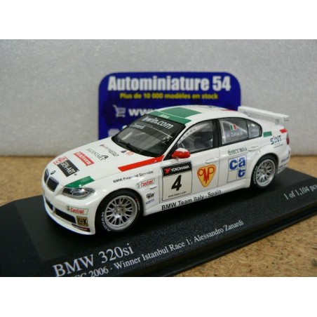 2007 BMW 350si Zanardi n°4 WTCC Brno 400072604 Minichamps