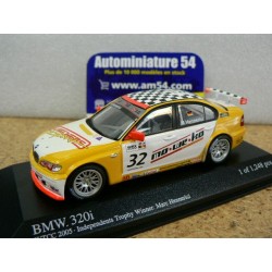 2005 BMW 350si Hennerici n°32 WTCC 400052432 Minichamps