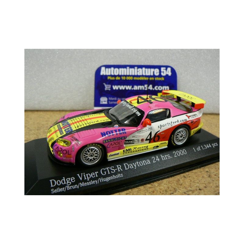 2000 Dodge Viper GTS - R n°46 Selier - Brun - Messley Daytona 430001446 Minichamps