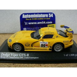 1999 Dodge Viper GTS - R n°99 Clark - Cunningham Daytona 400 Minichamps 400991499