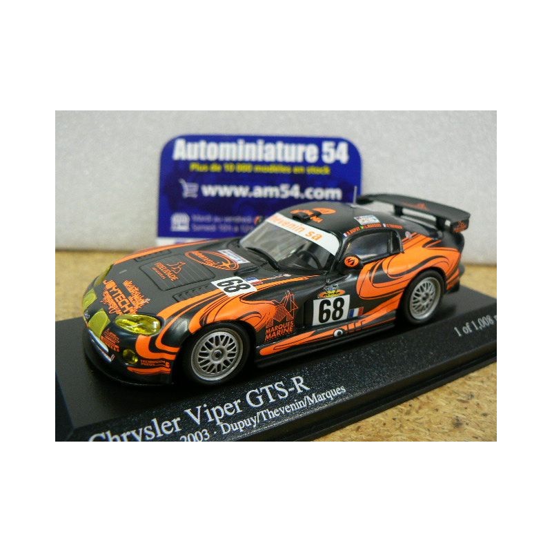 2003 Dodge Viper GTS - R n°68 Dupuy - Thevenin  - Marques Le Mans Minichamps 400031468