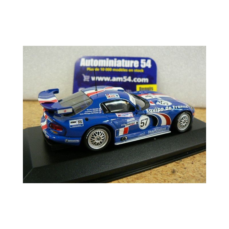 Miniature Minichamps 1/43 Chrysler Viper GTS-R N°57 – 24 Heures Du Mans 2001