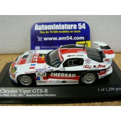 2001 Dodge Viper GTS - R n°58 Bouchut - Belloc - Monteiro Le Mans Minichamps 400011458