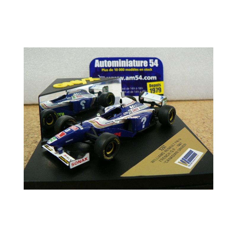 1997 Williams Renault FW19 French Grand Prix Jacques Villeneuves X297 ONYX