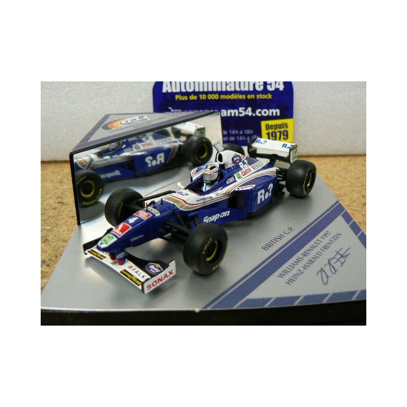 1997 Williams Renault British GP n°4 Heinz - Harald Frentzen FW97E ONYX