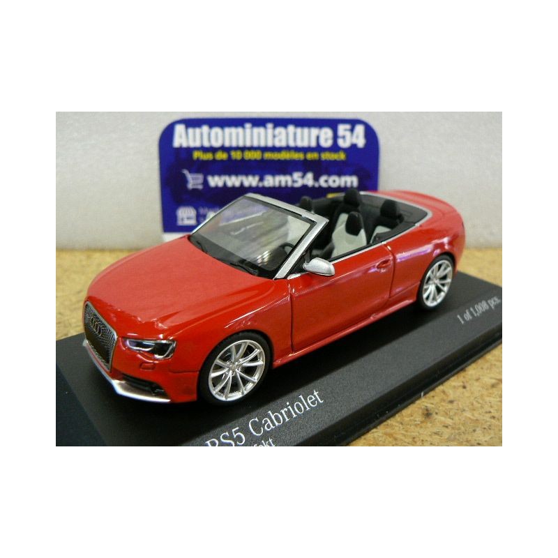 Audi RS5 Cabriolet 2012 Rouge 41011230  Minichamps