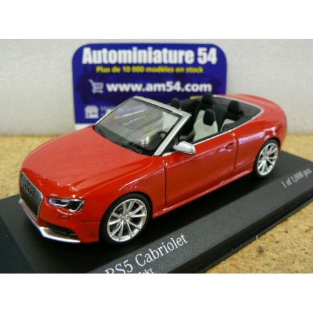 Audi RS5 Cabriolet 2012 Rouge 41011230  Minichamps