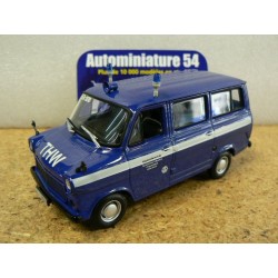 Ford Transit Bus 1977 Bleu "THW Koln - Nord" 400082491 Minichamps