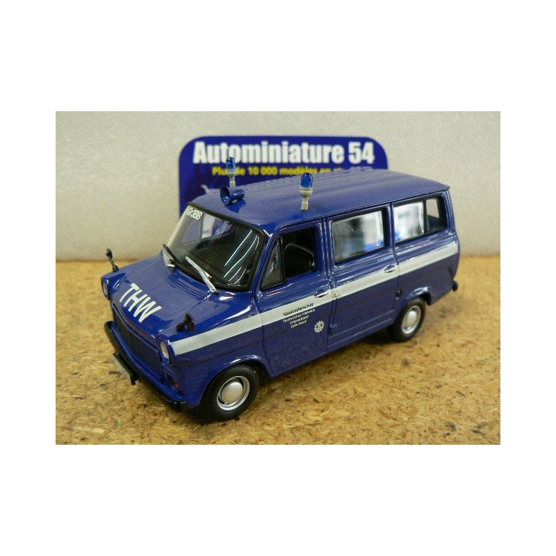 Ford Transit Bus 1977 Bleu "THW Koln - Nord" 400082491 Minichamps