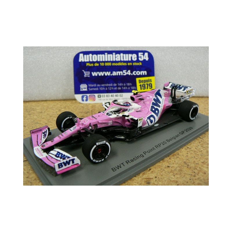 2020 BWT Racing Point RP20 Lance Stroll n°18 Belgian GP S6496 Spark Model