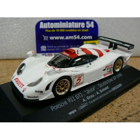 1998 Porsche 911 GT1 Cup n°5 Grau - Scheld Siverstone GP XCL99011 ONYX