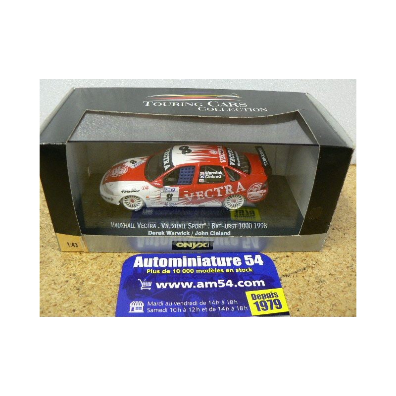VAUXHALL: A NOS 1:43 scale Onyx Vauxhall Vectra #7 "Enny" 1997 Bathurst